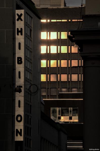 Sunset highrises - Bergen