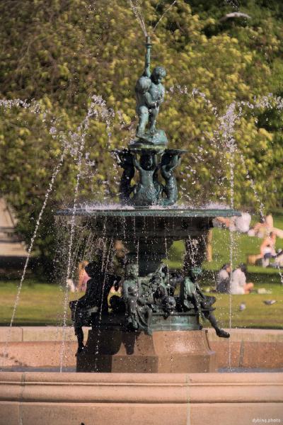 Fountain in Nygårdsparken - Bergen