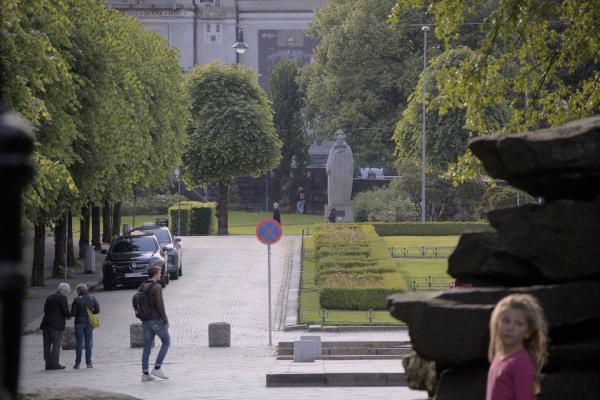 View towards the Theatre