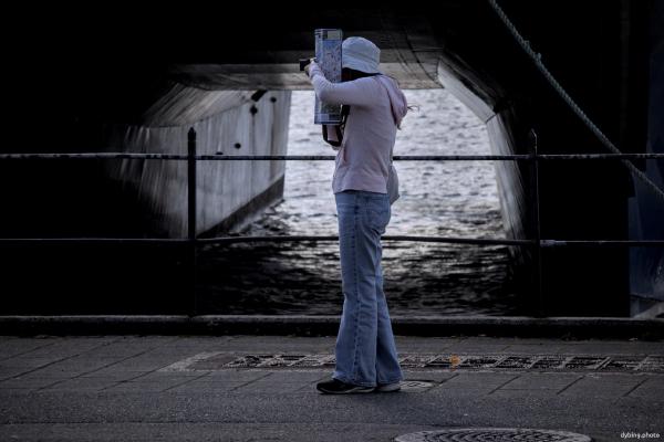 Tourist by the Harbour