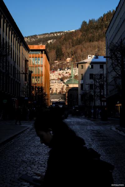 Midday sun still very low