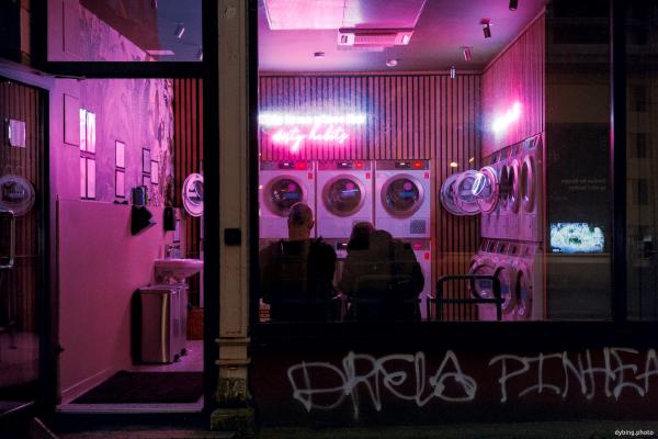 Late night laundry