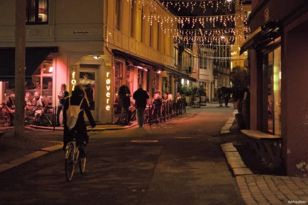 Bar street for chilling - not partying - February