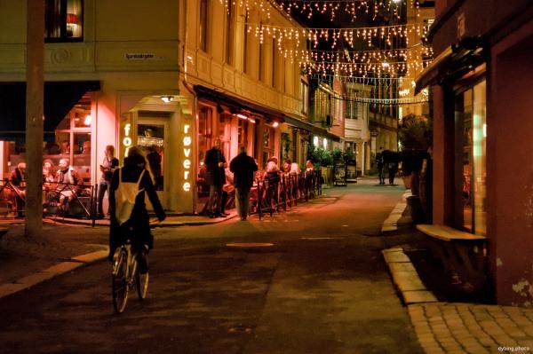 Bar street for chilling - not partying - February