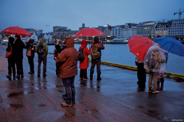 Wet tourists - February
